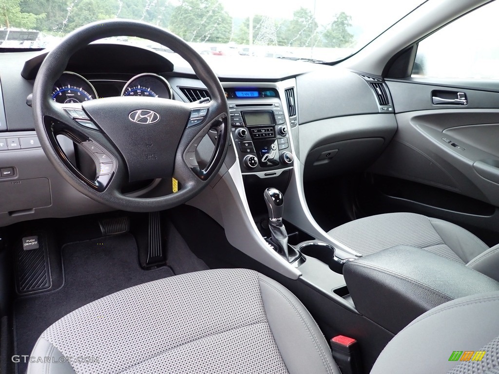 2012 Sonata GLS - Harbor Gray Metallic / Gray photo #18