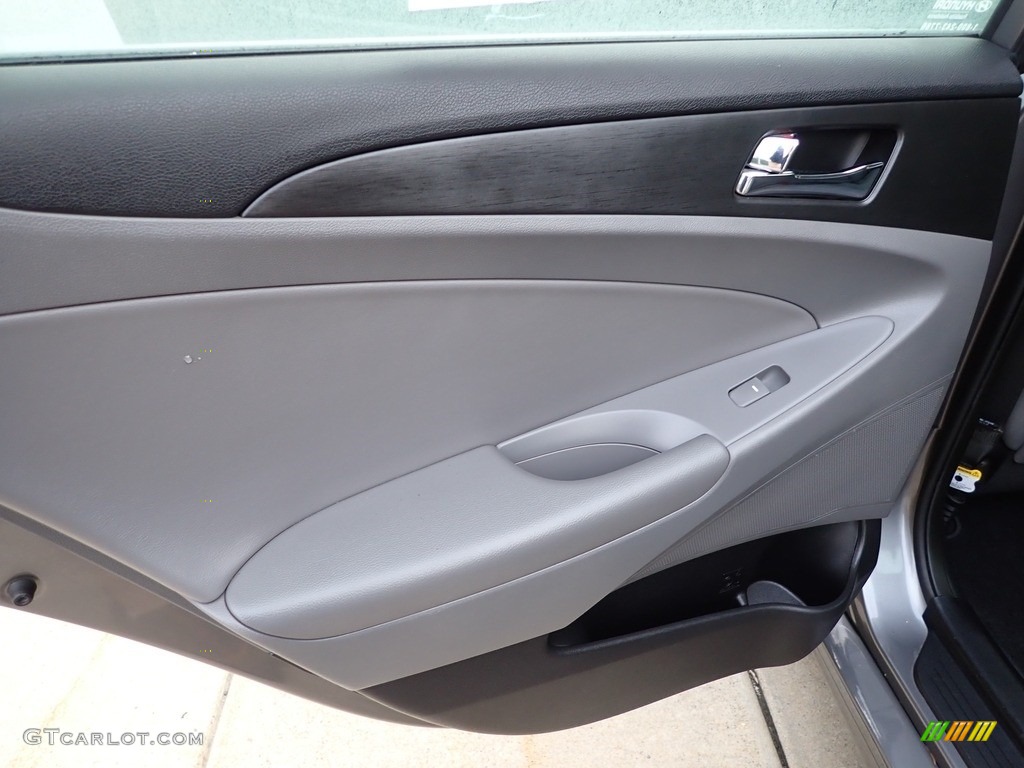 2012 Sonata GLS - Harbor Gray Metallic / Gray photo #19