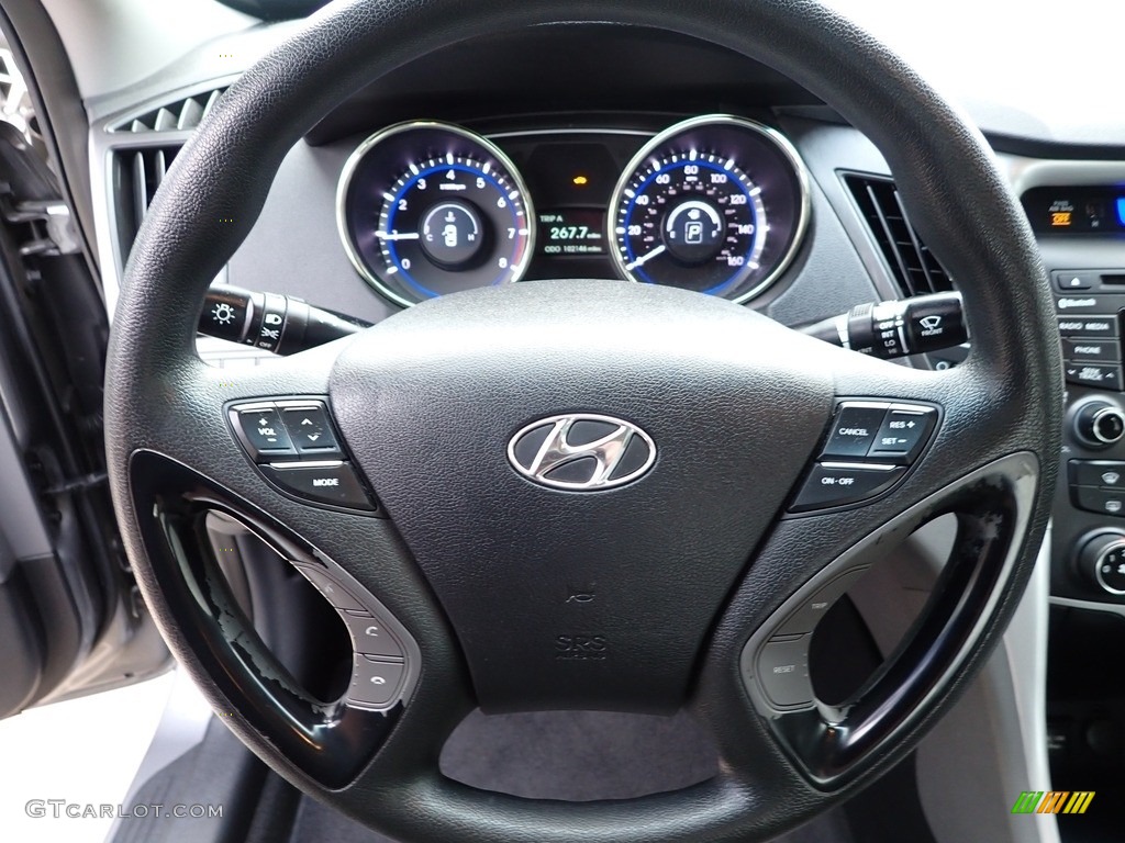2012 Sonata GLS - Harbor Gray Metallic / Gray photo #24