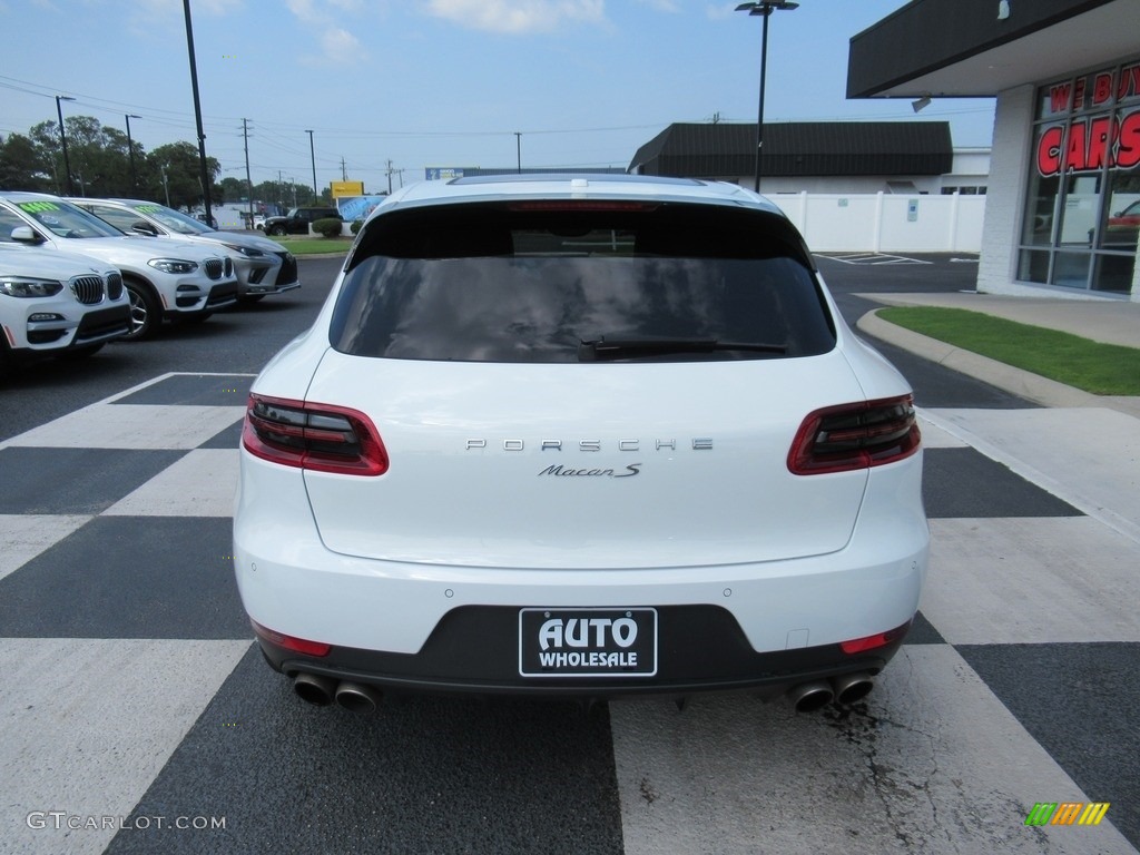 2017 Macan S - White / Luxor Beige photo #4