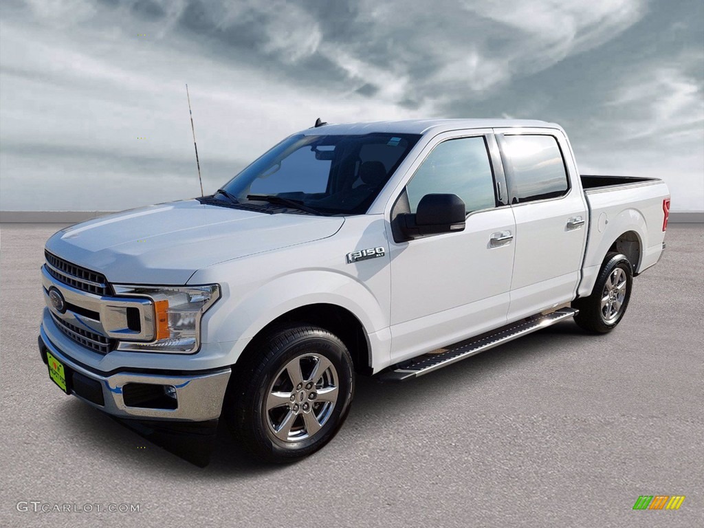 2019 F150 XLT SuperCrew - Oxford White / Earth Gray photo #1