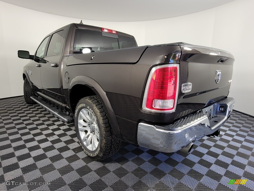 2017 1500 Laramie Longhorn Crew Cab 4x4 - Luxury Brown Pearl / Canyon Brown/Light Frost Beige photo #8