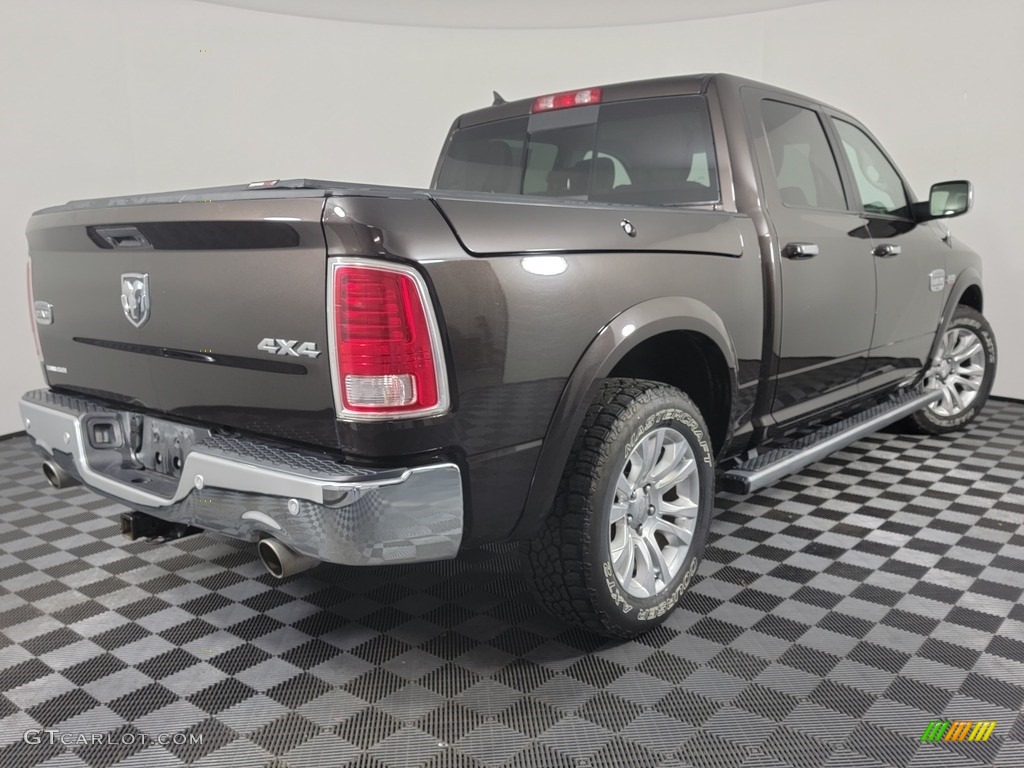 2017 1500 Laramie Longhorn Crew Cab 4x4 - Luxury Brown Pearl / Canyon Brown/Light Frost Beige photo #10