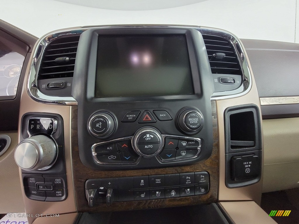 2017 1500 Laramie Longhorn Crew Cab 4x4 - Luxury Brown Pearl / Canyon Brown/Light Frost Beige photo #29