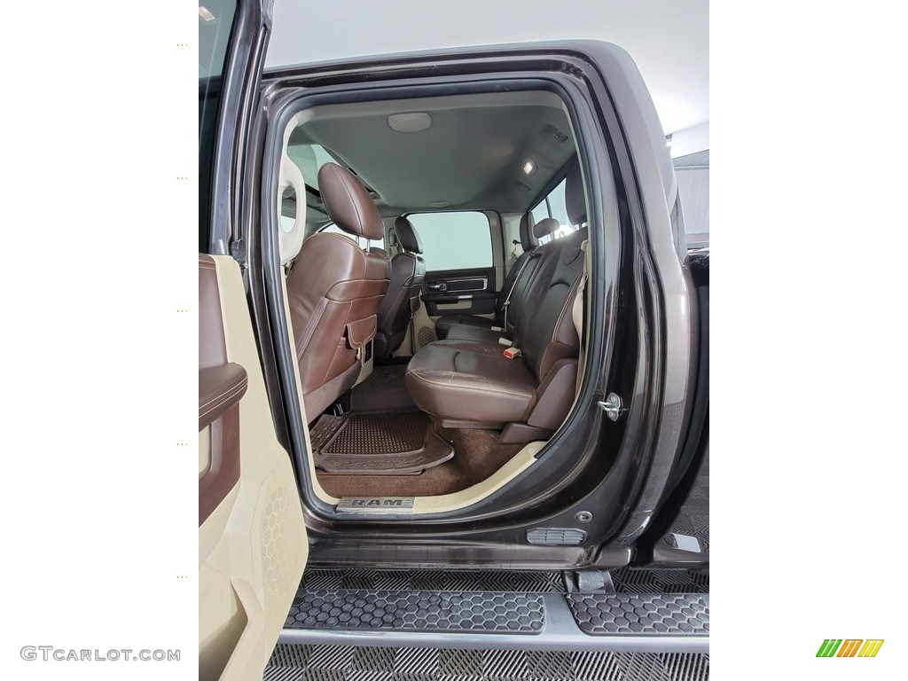 2017 1500 Laramie Longhorn Crew Cab 4x4 - Luxury Brown Pearl / Canyon Brown/Light Frost Beige photo #37