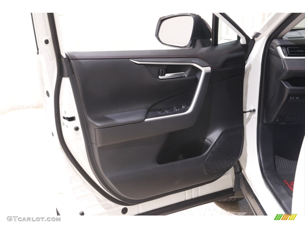 2020 Toyota RAV4 TRD Off-Road AWD Black Door Panel Photo #142602098