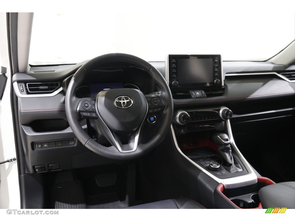 2020 Toyota RAV4 TRD Off-Road AWD Black Dashboard Photo #142602134