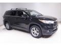 2015 Attitude Black Metallic Toyota Highlander XLE AWD #142601205