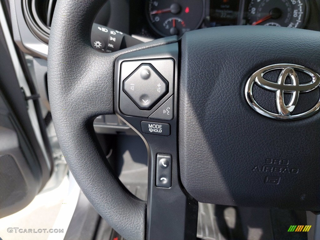 2021 Toyota Tacoma SR Access Cab Cement Steering Wheel Photo #142603397
