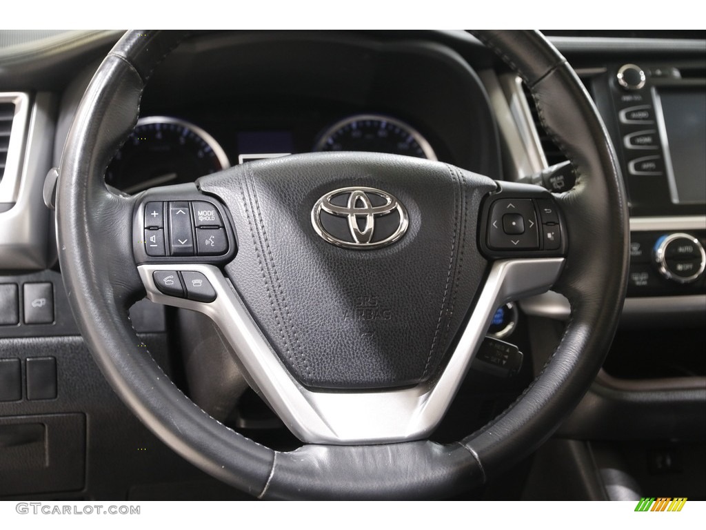 2015 Highlander XLE AWD - Attitude Black Metallic / Black photo #7