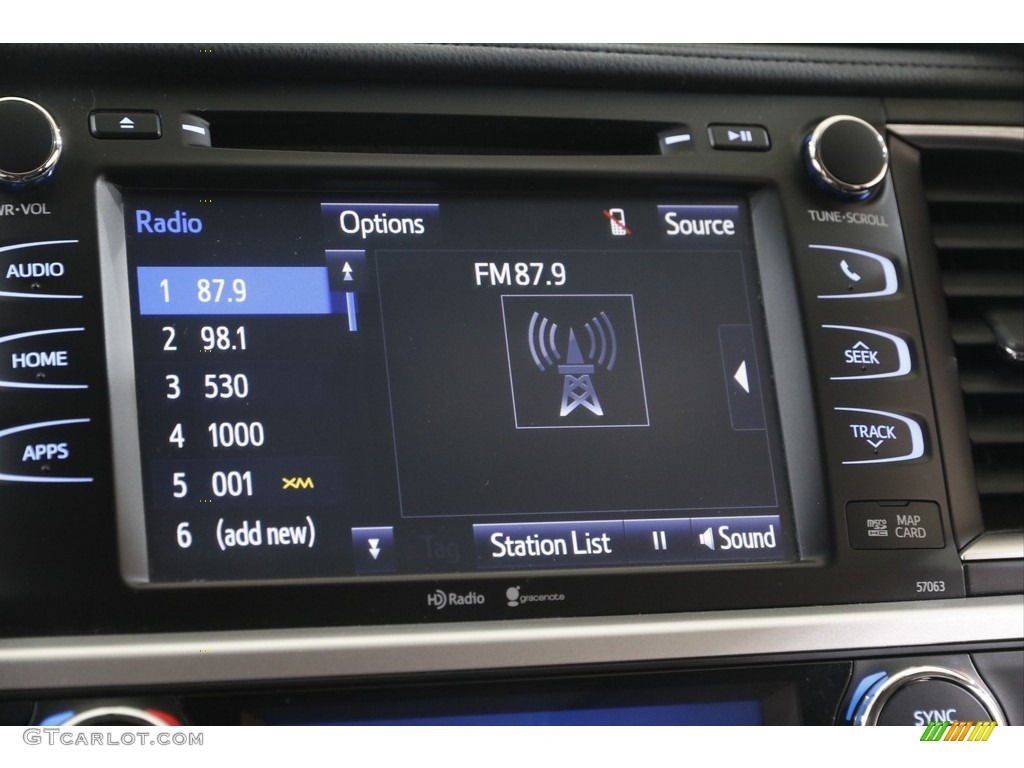2015 Highlander XLE AWD - Attitude Black Metallic / Black photo #10