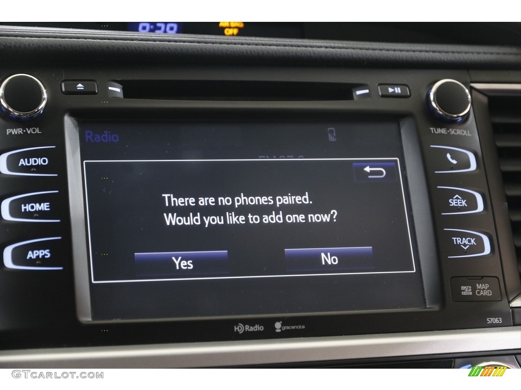 2015 Highlander XLE AWD - Attitude Black Metallic / Black photo #11