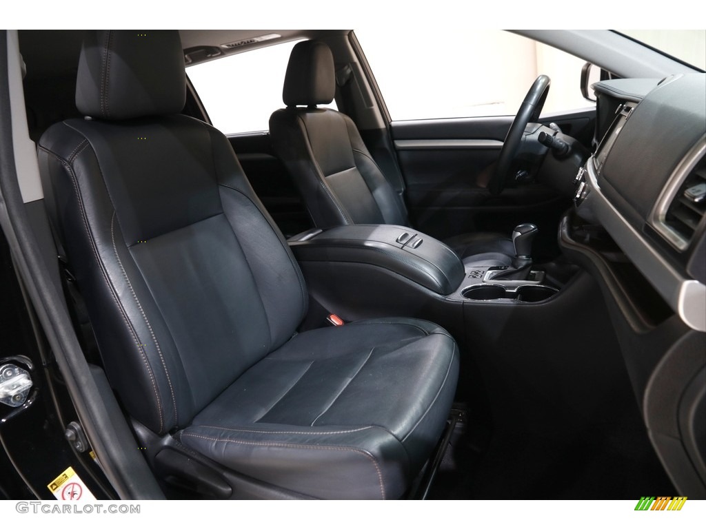 2015 Highlander XLE AWD - Attitude Black Metallic / Black photo #15