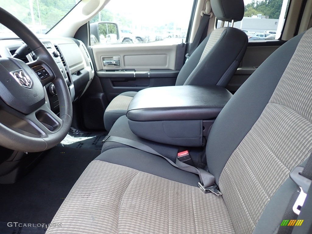 2012 Ram 1500 SLT Quad Cab 4x4 - Bright Silver Metallic / Light Pebble Beige/Bark Brown photo #10