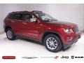 Deep Cherry Red Crystal Pearl 2015 Jeep Grand Cherokee Limited 4x4