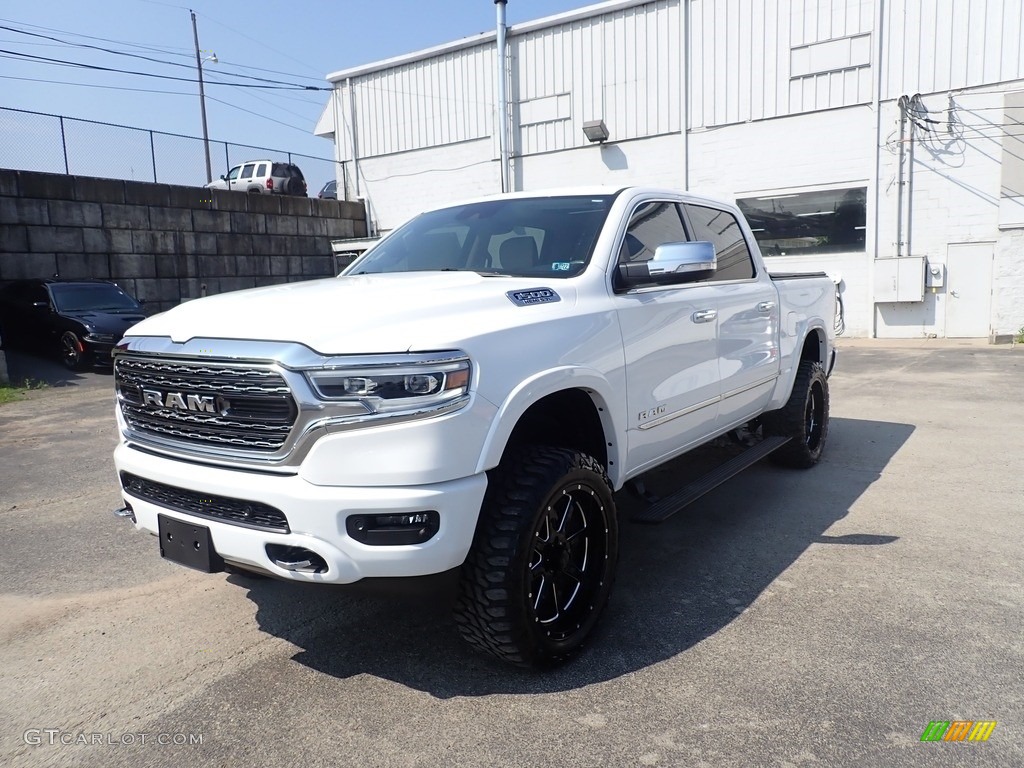2020 1500 Limited Crew Cab 4x4 - Bright White / Light Mountain Brown/Black photo #1