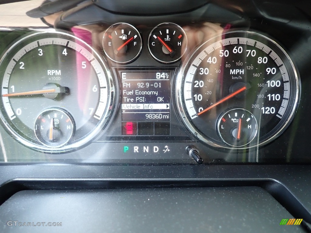 2012 Ram 1500 SLT Quad Cab 4x4 - Bright Silver Metallic / Light Pebble Beige/Bark Brown photo #20