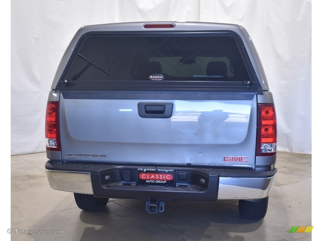 2009 Sierra 1500 Work Truck Regular Cab 4x4 - Steel Gray Metallic / Dark Titanium photo #3
