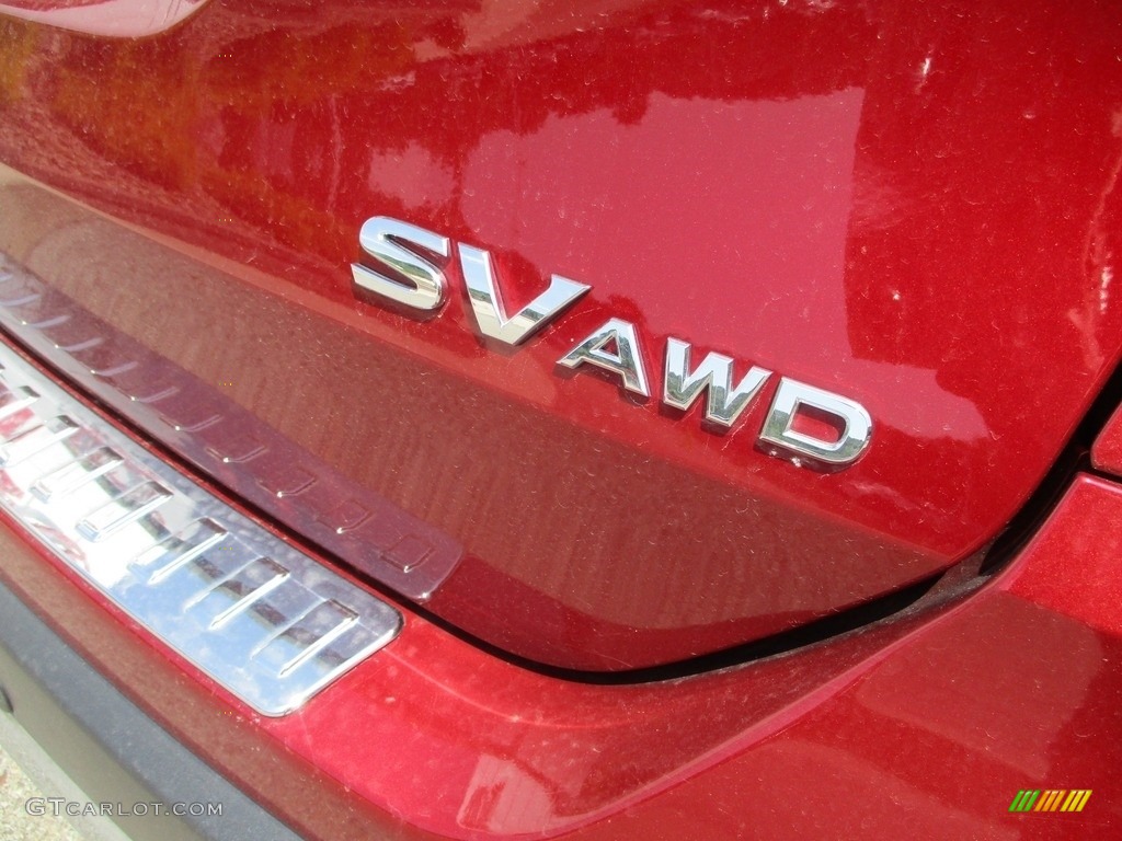 2019 Rogue SV AWD - Scarlet Ember / Charcoal photo #4