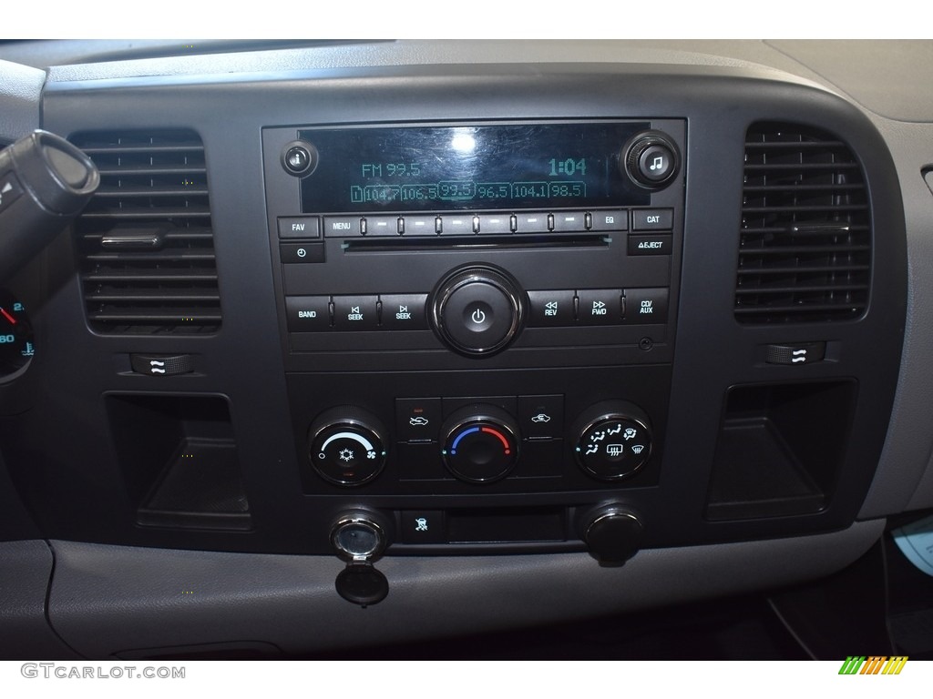 2009 Sierra 1500 Work Truck Regular Cab 4x4 - Steel Gray Metallic / Dark Titanium photo #12