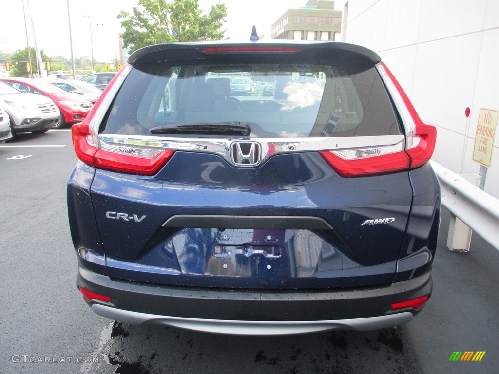 2019 CR-V LX AWD - Obsidian Blue Pearl / Gray photo #4