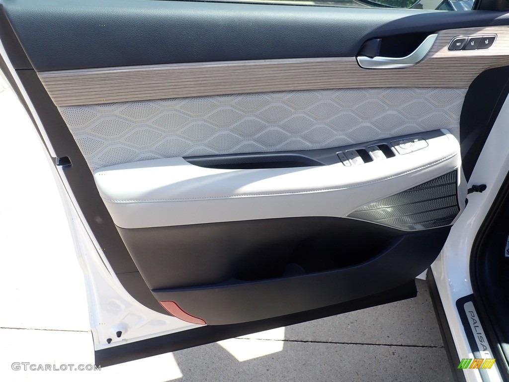 2022 Hyundai Palisade Calligraphy AWD Navy/Beige Door Panel Photo #142606640