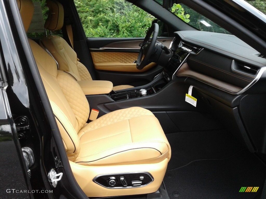 Tupelo/Black Interior 2021 Jeep Grand Cherokee L Summit 4x4 Photo #142606670