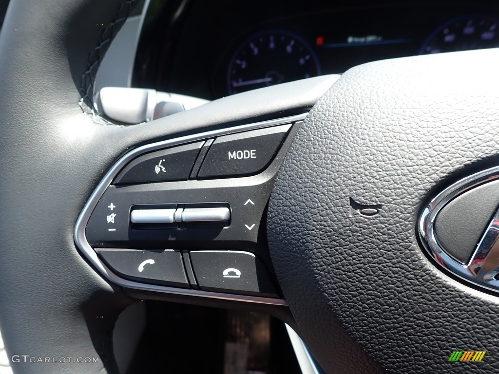2022 Hyundai Palisade SEL AWD Gray/Black Steering Wheel Photo #142607198