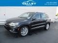 2012 Deep Black Metallic Volkswagen Tiguan SE  photo #1