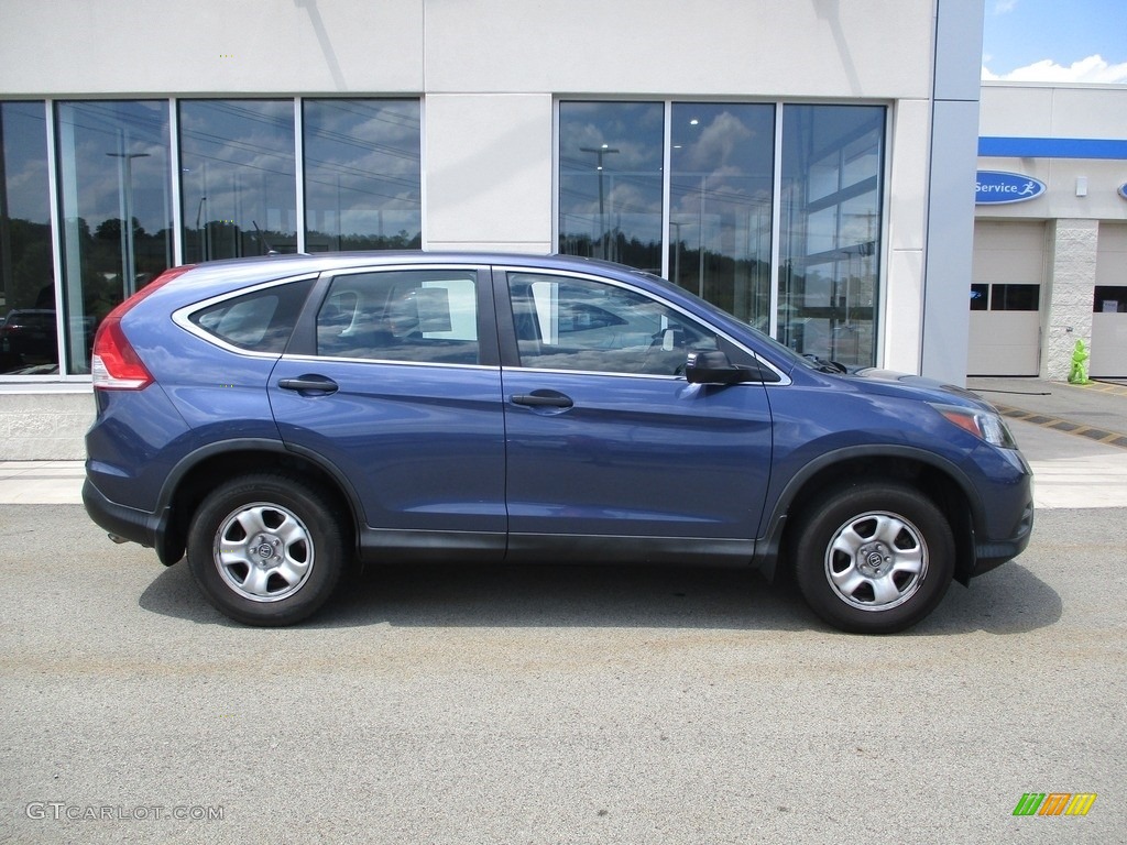 2014 CR-V LX AWD - Mountain Air Metallic / Gray photo #2