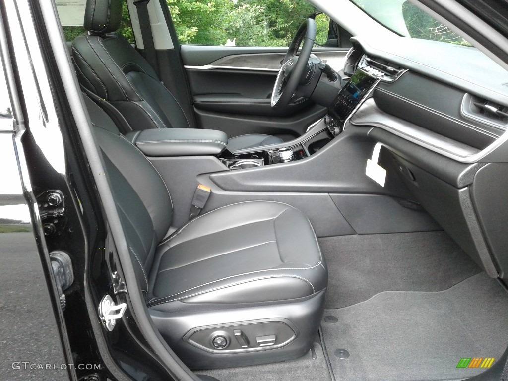 Black Interior 2021 Jeep Grand Cherokee L Limited 4x4 Photo #142608917