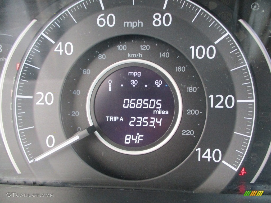 2014 CR-V LX AWD - Mountain Air Metallic / Gray photo #25