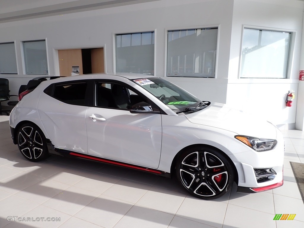 2020 Veloster N - Chalk White / Black photo #7