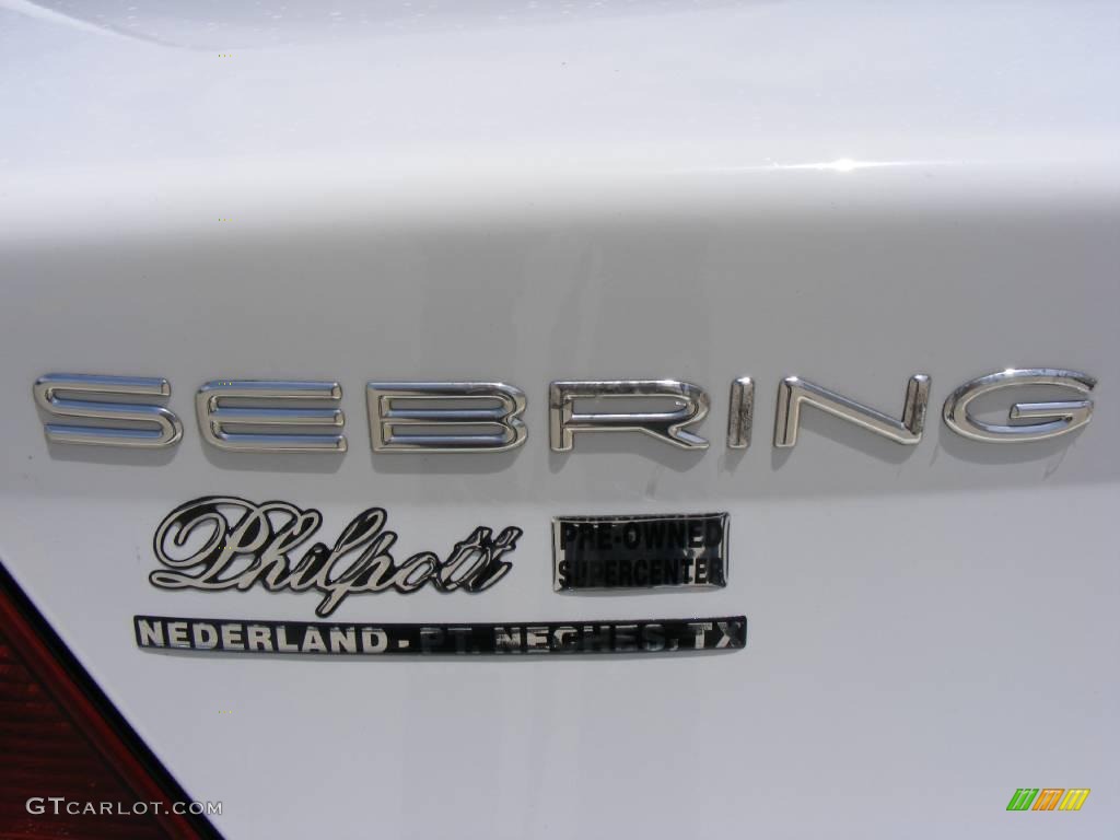 2002 Sebring LXi Sedan - Stone White / Sandstone photo #17