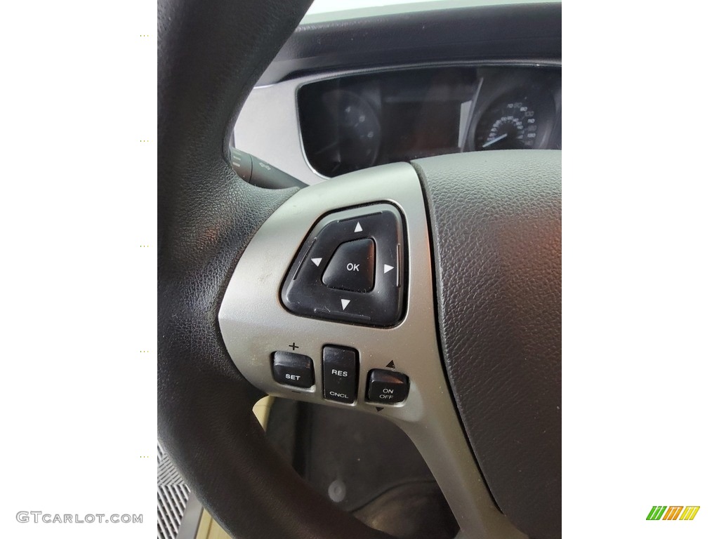 2013 Ford Taurus SE Dune Steering Wheel Photo #142609535