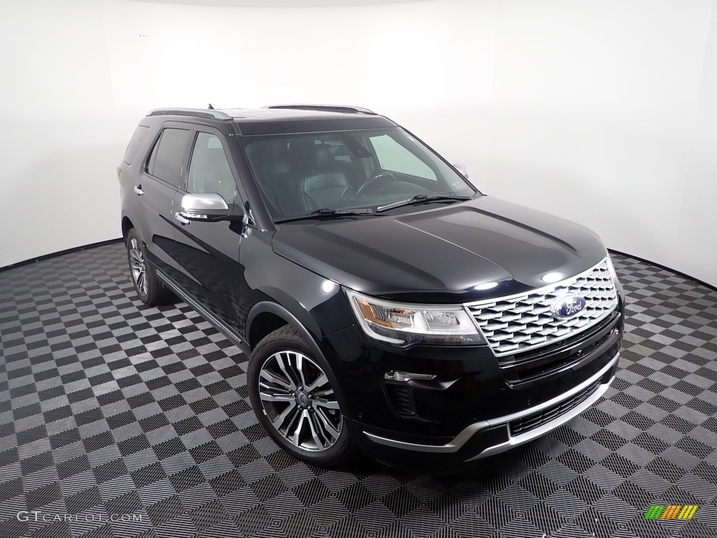 2018 Explorer Platinum 4WD - Shadow Black / Ebony Black photo #4