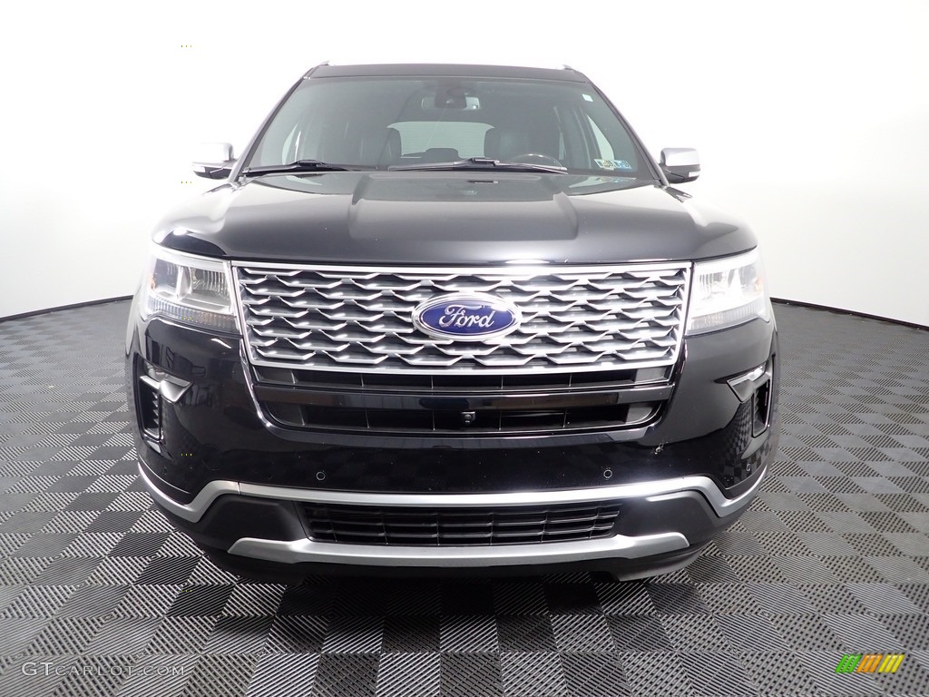2018 Explorer Platinum 4WD - Shadow Black / Ebony Black photo #5