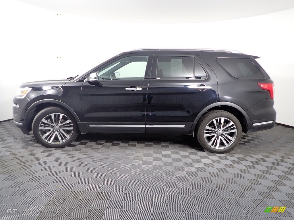 2018 Explorer Platinum 4WD - Shadow Black / Ebony Black photo #7