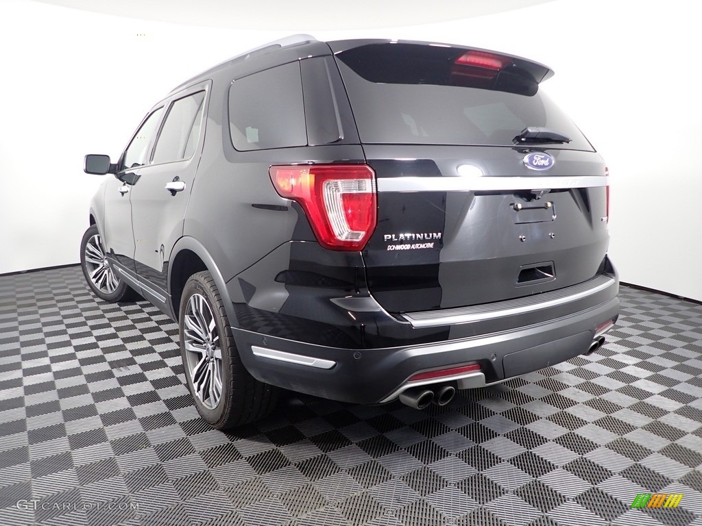 2018 Explorer Platinum 4WD - Shadow Black / Ebony Black photo #8