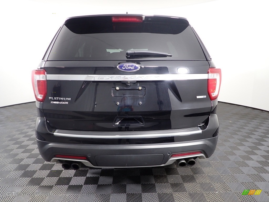 2018 Explorer Platinum 4WD - Shadow Black / Ebony Black photo #9