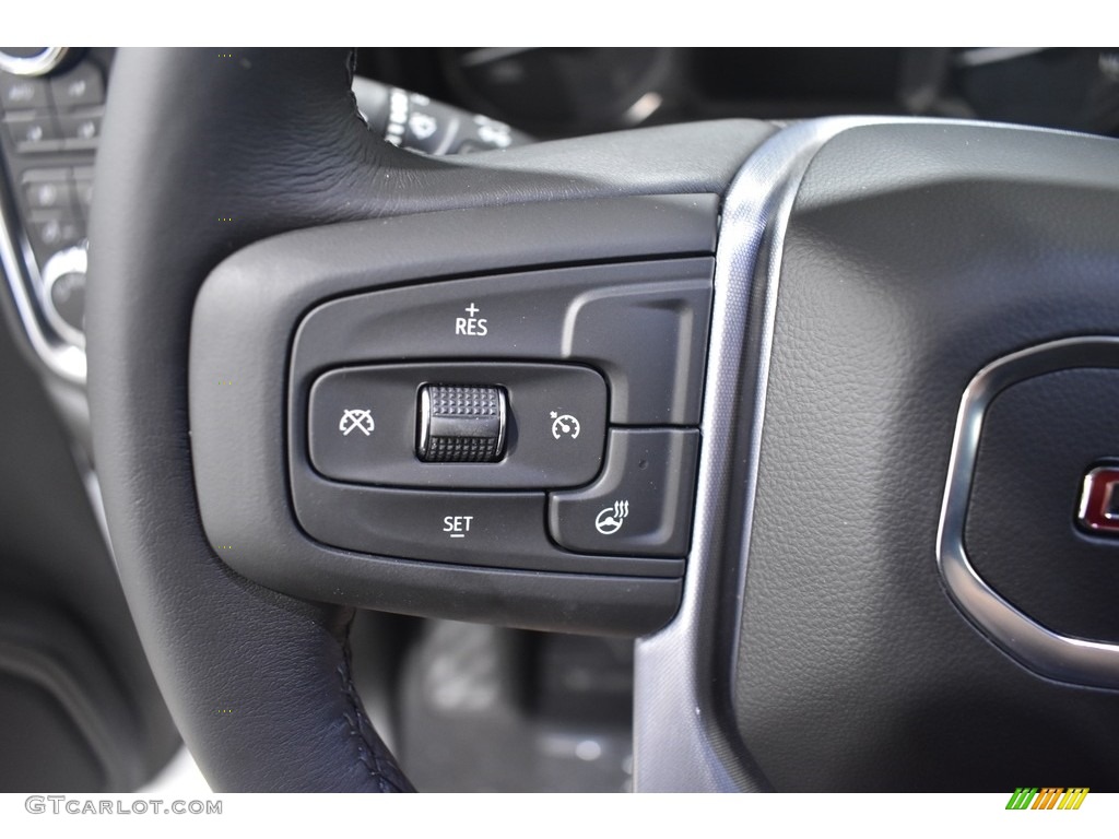 2022 GMC Sierra 2500HD SLE Regular Cab 4WD Jet Black Steering Wheel Photo #142610550