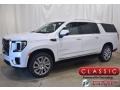 White Frost Tricoat 2021 GMC Yukon XL SLT 4WD