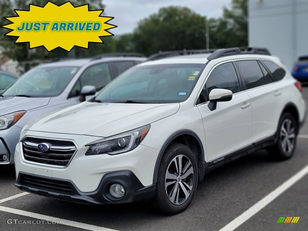 Crystal White Pearl Subaru Outback