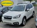 Crystal White Pearl 2017 Subaru Forester 2.5i Touring