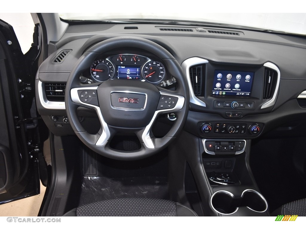 2022 GMC Terrain SLE AWD Jet Black Dashboard Photo #142611372