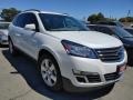 Summit White 2017 Chevrolet Traverse Premier AWD