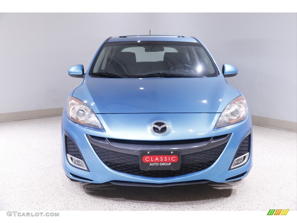 2011 MAZDA3 s Sport 5 Door - Celestial Blue Mica / Black photo #2