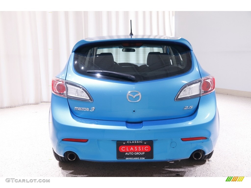 2011 MAZDA3 s Sport 5 Door - Celestial Blue Mica / Black photo #17