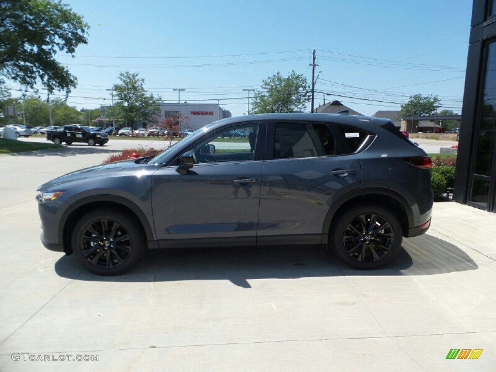 2021 CX-5 Carbon Edition Turbo AWD - Polymetal Gray / Red photo #6
