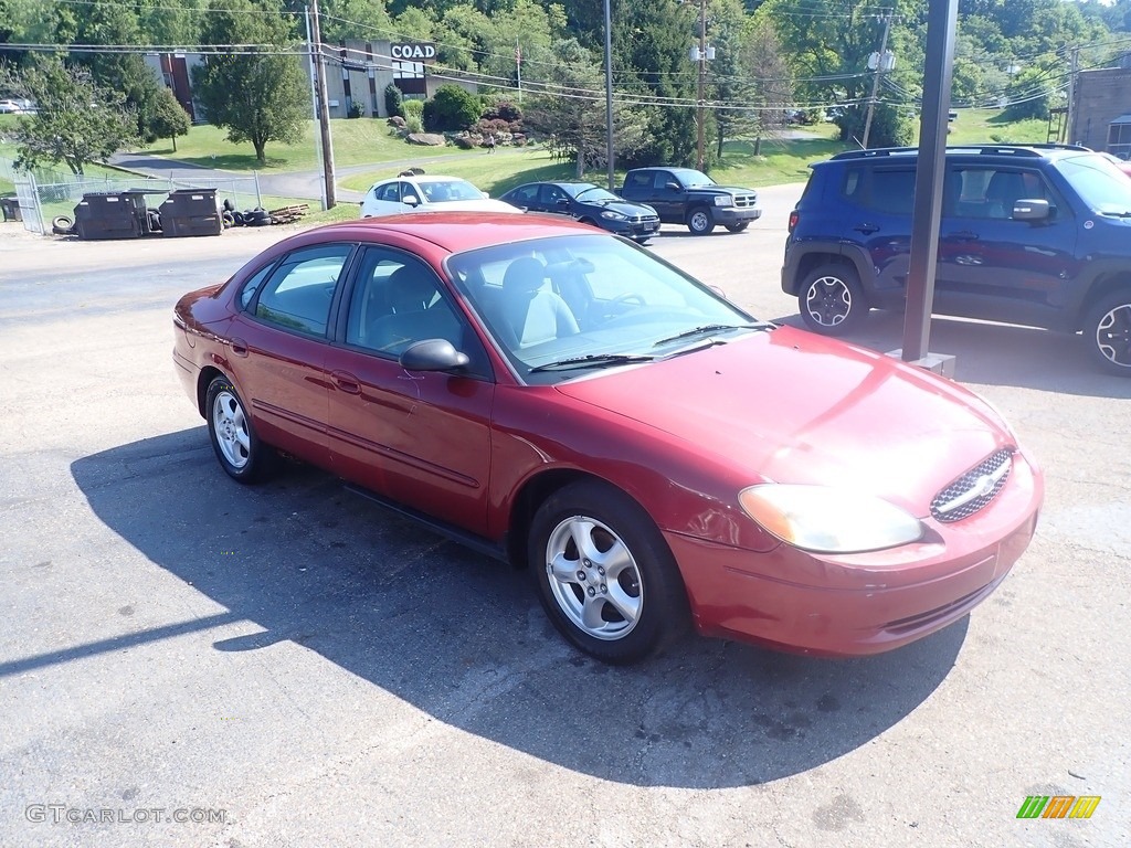 2003 Taurus SE - Matador Red Metallic / Dark Charcoal photo #2